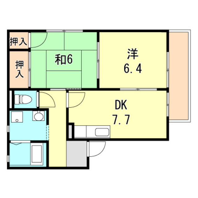 ファミール寿の間取り