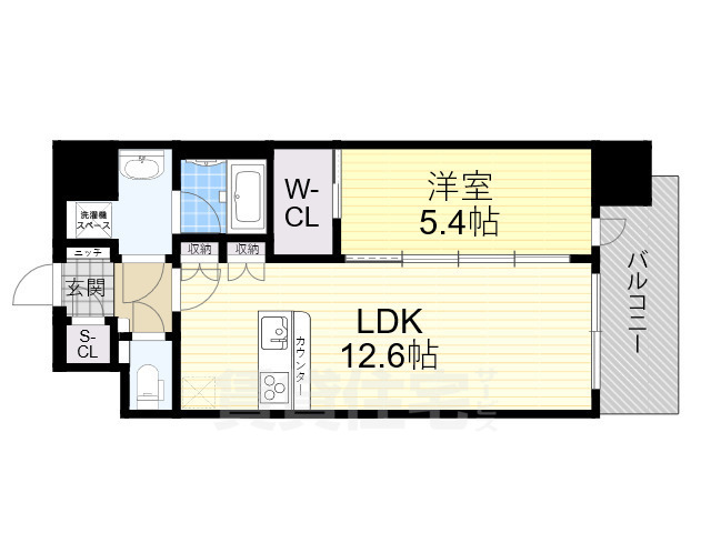 スプランディッド新大阪7の間取り