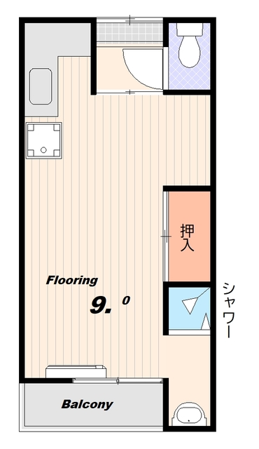 中田ビルの間取り