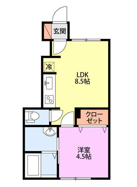 イーリッチテラス関屋本村アネックス（仮）の間取り