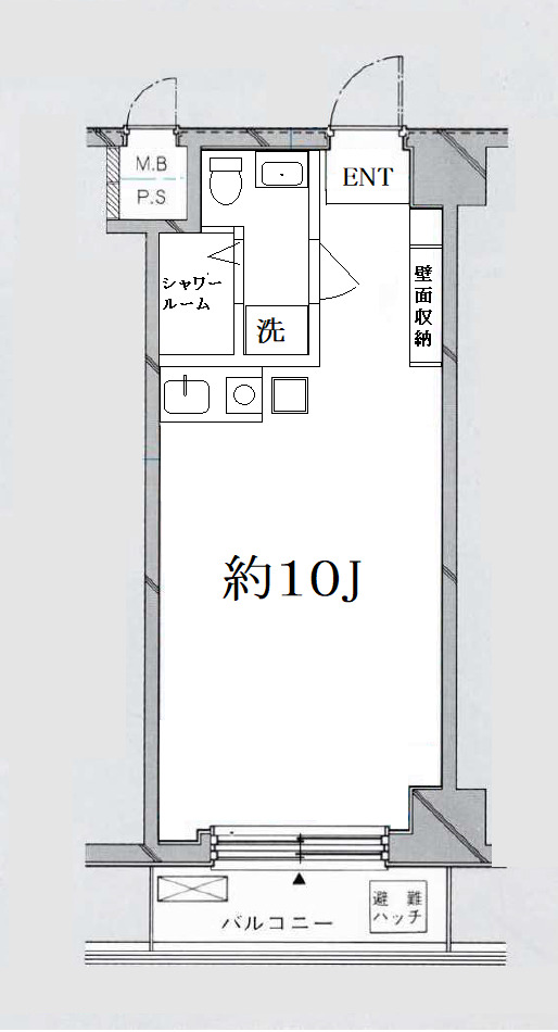 イトーピア六本木 SOHO可！の間取り