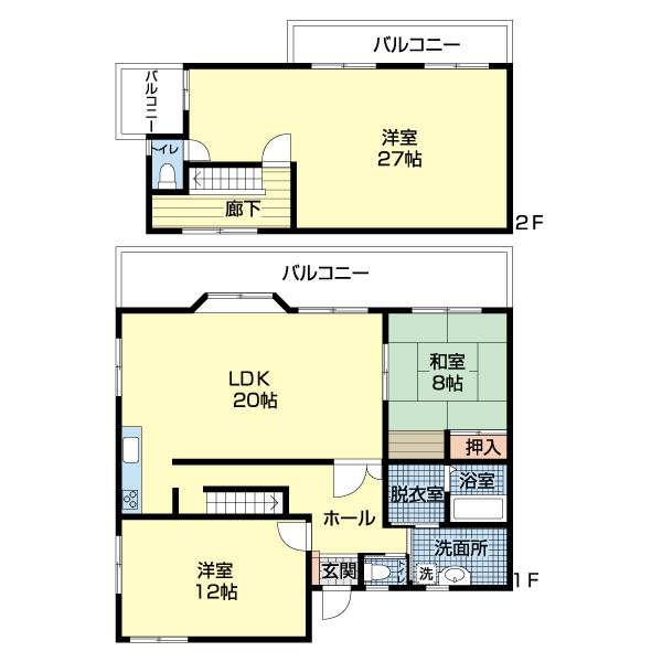 リバー山王の間取り