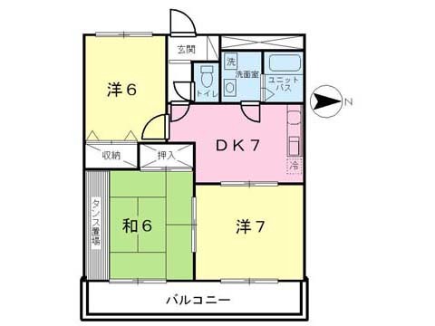 ハイム大通りの間取り