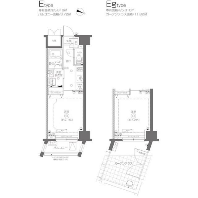 足立区千住東のマンションの間取り