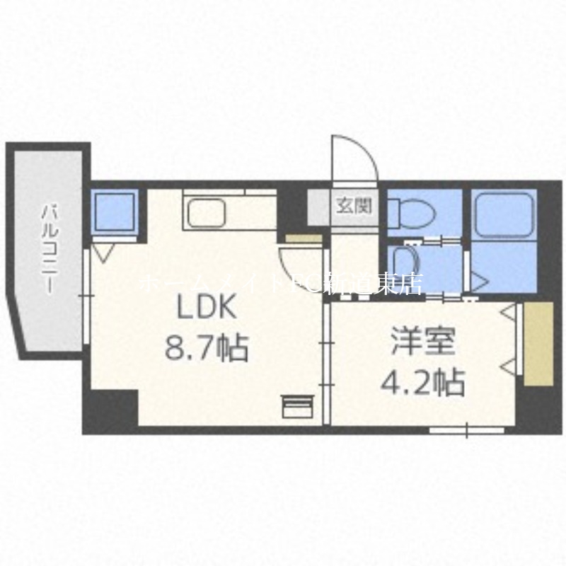 ＬＥＥ北9条の間取り