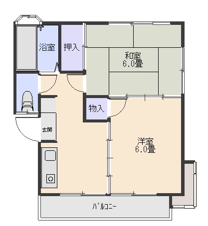 日幸第１マンションの間取り