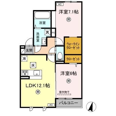 プラムハウスの間取り