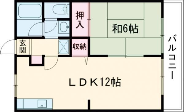 ダイヤモンドハイツの間取り