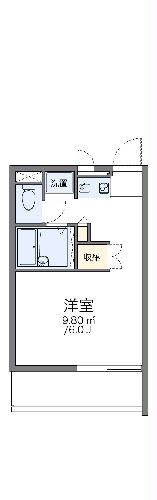 レオパレスシグマ戸坂の間取り