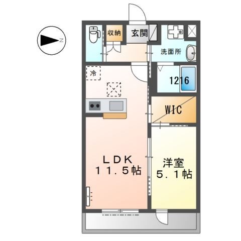 コンフォール　エスパースの間取り