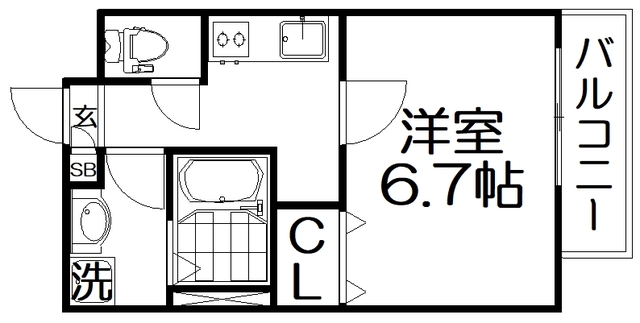 アイリス寝屋川の間取り