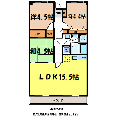 マイタウン伊那の間取り