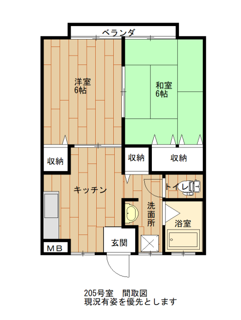 メゾングランアコールの間取り