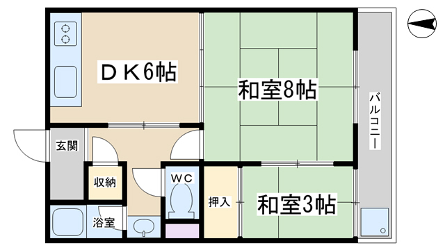 メゾン春日野の間取り