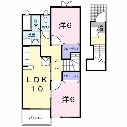 グラースメゾン　Ｃの間取り