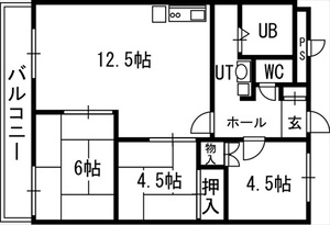 【シティ菊水ビルの間取り】