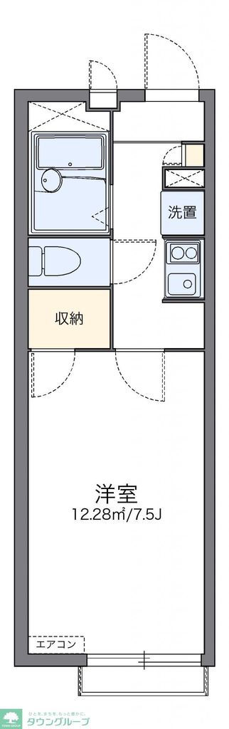 レオパレスすぷりんぐの間取り