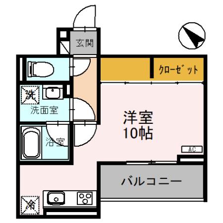 Ｄ-ＲＯＹＡＬ中央 ＷＥＳＴ 302の間取り