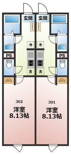 カインドネス東村山の間取り