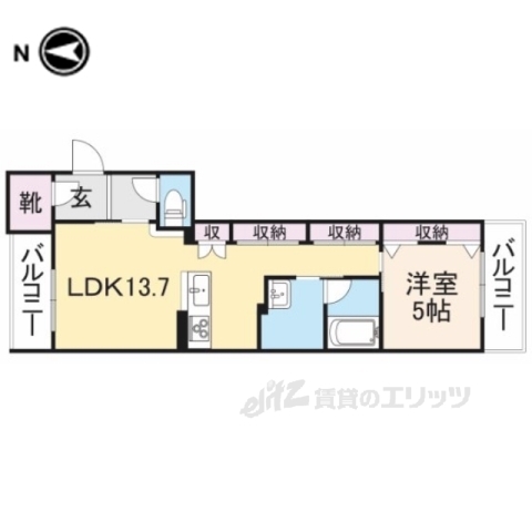 シャーメゾン大和高田の間取り