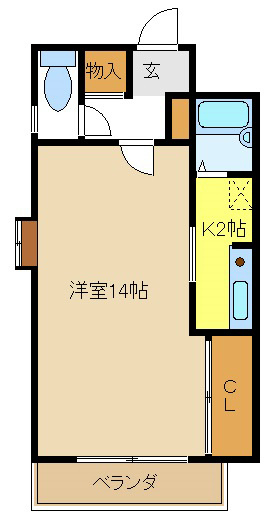 ヴィヴィアン名東本通の間取り