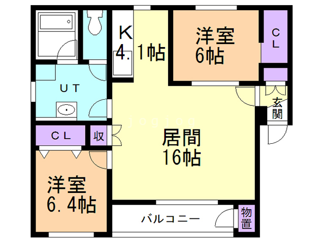 グランデ３０の間取り