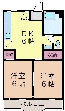 サニング本町の間取り