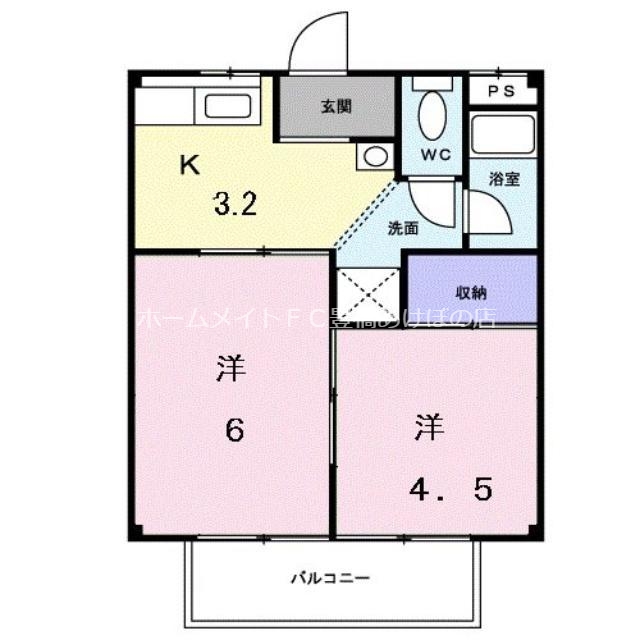 シティハイツ88の間取り