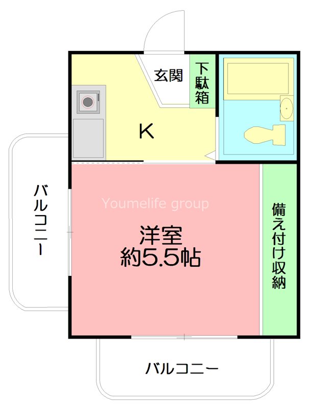 コンフォーム大町の間取り