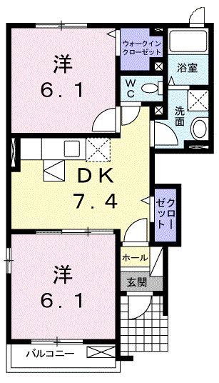 シャロームIIの間取り
