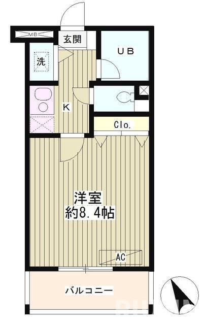 東京都豊島区高田１（マンション）の賃貸物件の間取り