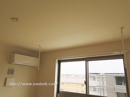 その他設備　エアコン・室内物干し