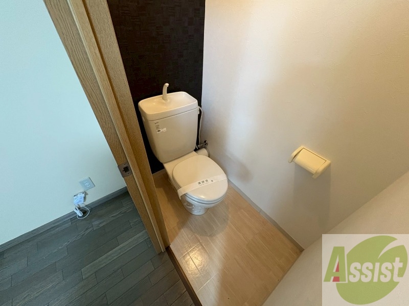 トイレ　広々お使いいただけるお手洗いになっています。