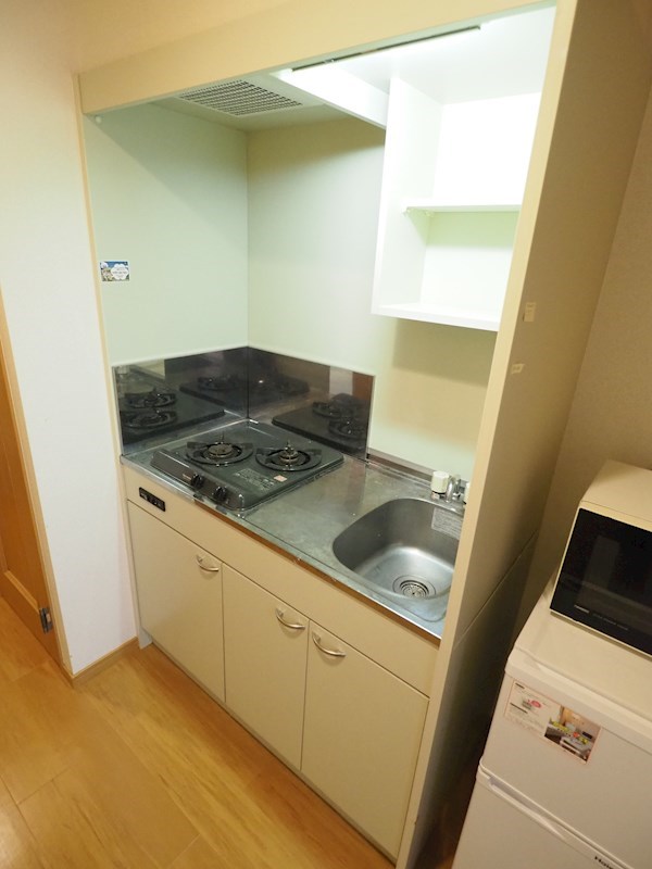 キッチン　２口コンロのキッチンです。