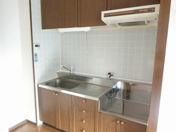 キッチン　ガスコンロ設置可！