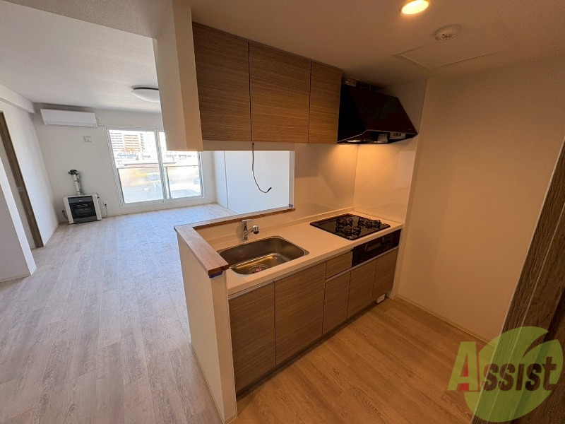 キッチン　システムキッチンなので、すぐお料理に使えます！