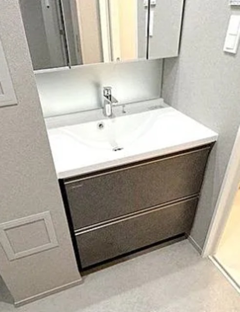 洗面設備　※別部屋の参考写真です。