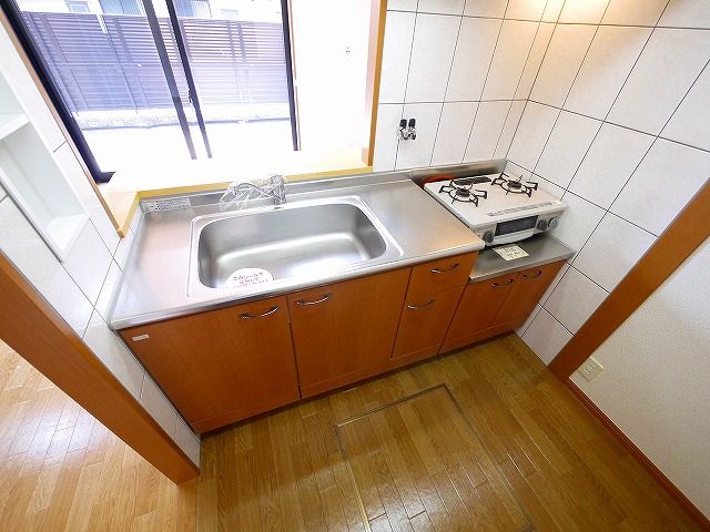 キッチン　大きなキッチンはお料理もしやすいです