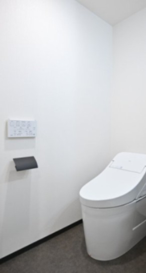 トイレ　新築物件建設中につきましては 掲載のお写真はあくまで、同管理