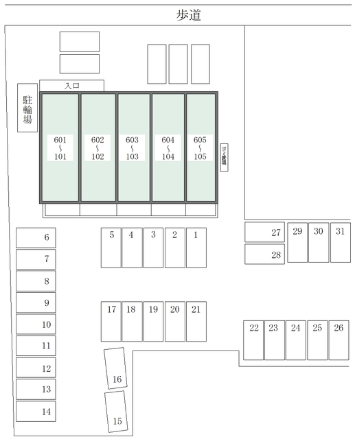 駐車場　駐車場配置図