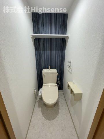 トイレ　ゆったりとした空間のトイレです