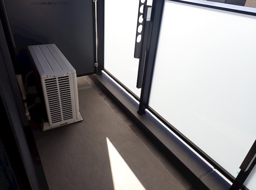 バルコニー　広々としたバルコニーです