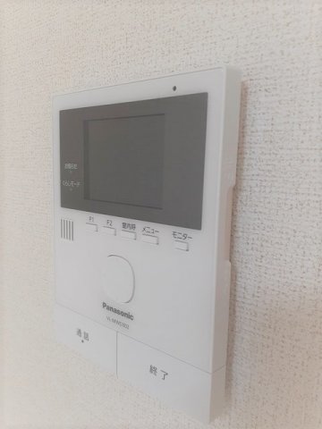 セキュリティ　モニター付きインターホンです