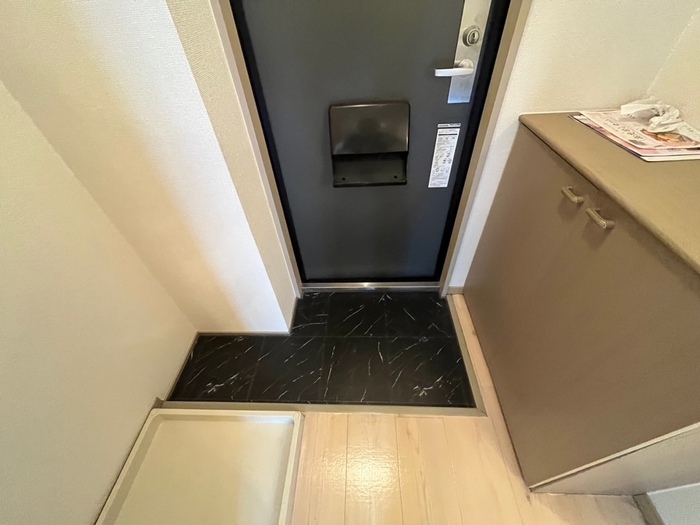 玄関　シューズボックス付きの玄関です☆