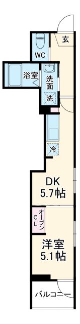 ヨーク所沢IIの間取り写真
