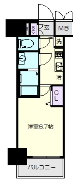 プレサンス名古屋STATIONルミアスの間取り写真