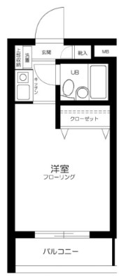 スカイコート新宿落合第5の間取り写真