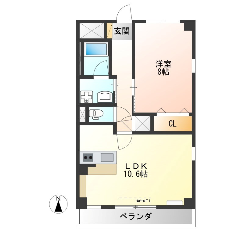 NARABU弐番館の間取り写真