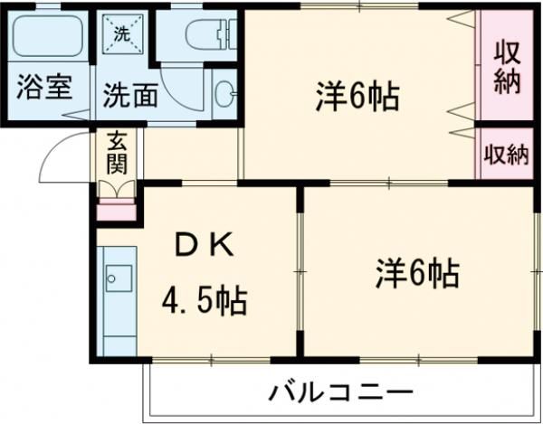フローラルムーンリッチの間取り写真