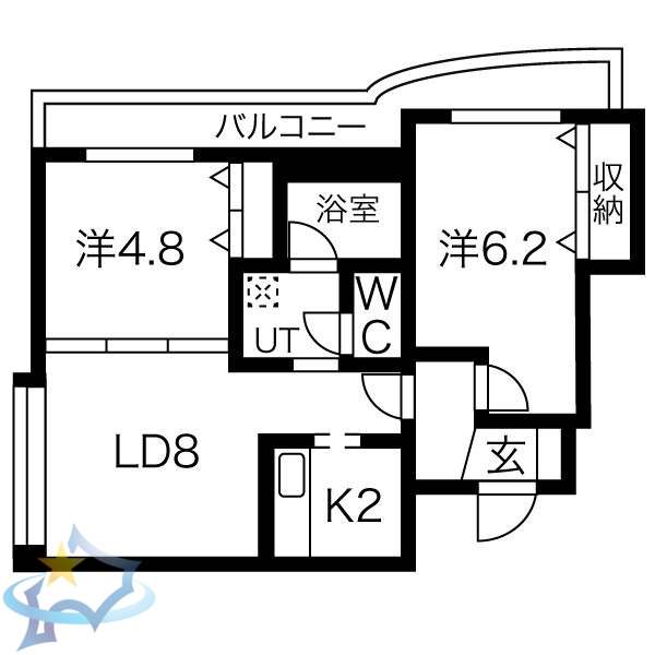 フォレスト神宮前の間取り写真